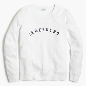 Le Weekend Jcrew sweatshirt